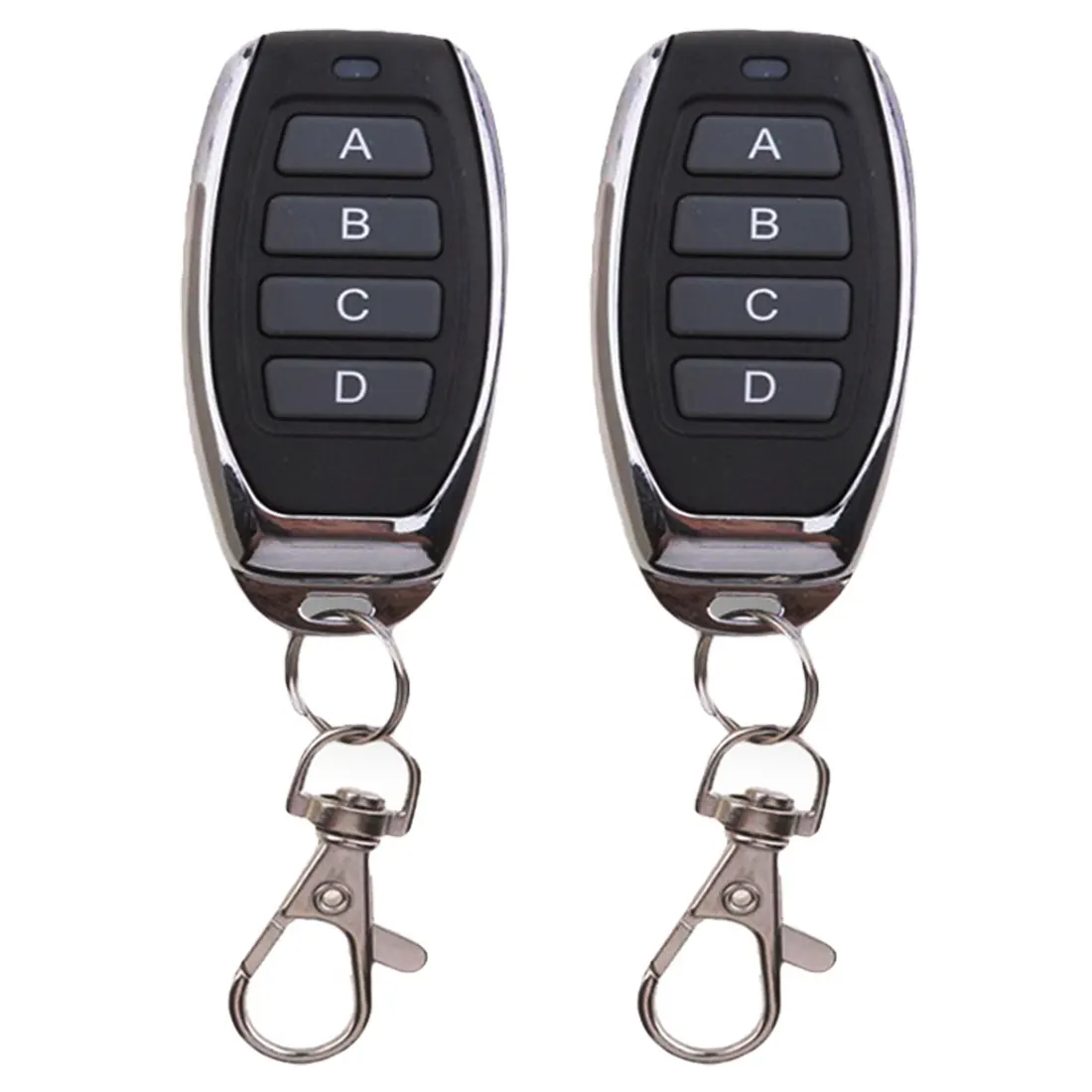 433MHz Remote Control Transmitter Auto Pair Copy Remote 4 Buttons Garage Gate Wireless Sensitive Remote Controller with Key Ring
433MHz Remote Control Transmitter Auto Pair Copy Remote 4 Buttons Garage Gate Wireless Sensitive Remote Controller with Key Ring