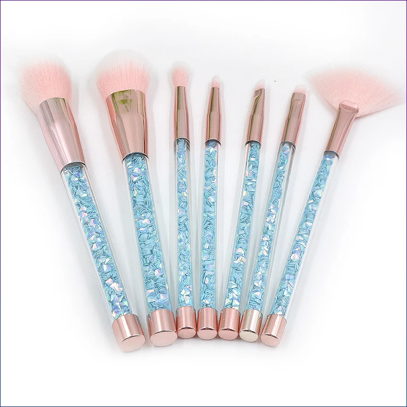7 Pcs Crystal Unicorn Glitter Diamond Handle Makeup Brushes Set Foundation Eyebrow Powder Face Make Up Brush Cosmetic Tool Kit
7 Pcs Crystal Unicorn Glitter Diamond Handle Makeup Brushes Set Foundation Eyebrow Powder Face Make Up Brush Cosmetic Tool Kit