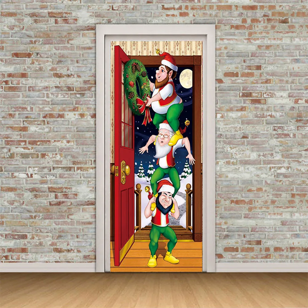 3D Christmas Door Stickers Covers Christmas Party Decorations for home 31 x 78 Inch #TXD
3D Christmas Door Stickers Covers Christmas Party Decorations for home 31 x 78 Inch #TXD