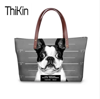 THIKIN Casual Shoulder Bags for Women Cute Handbag Bulldog Animal Printing Ladies Girls Tote Female Top-handle Beach Bags New
THIKIN Casual Shoulder Bags for Women Cute Handbag Bulldog Animal Printing Ladies Girls Tote Female Top-handle Beach Bags New