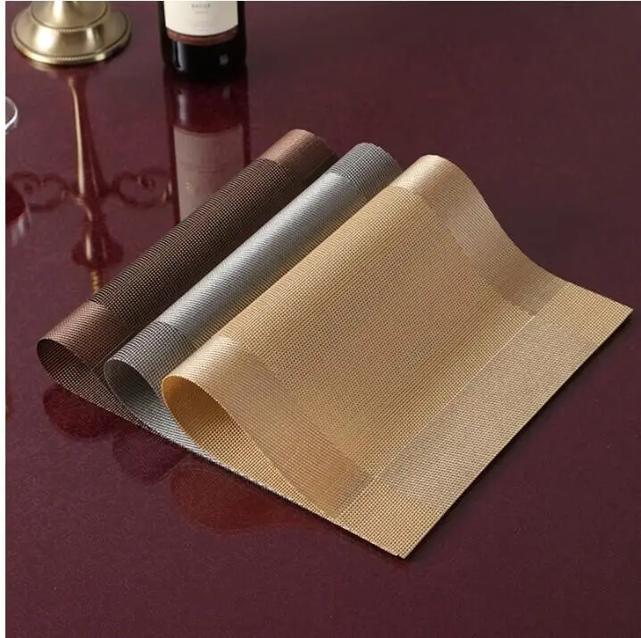 European PVC Hotel Table Placemats Non Skip Coaster Table Mat Kitchen Accessories Hot Sale
European PVC Hotel Table Placemats Non Skip Coaster Table Mat Kitchen Accessories Hot Sale
