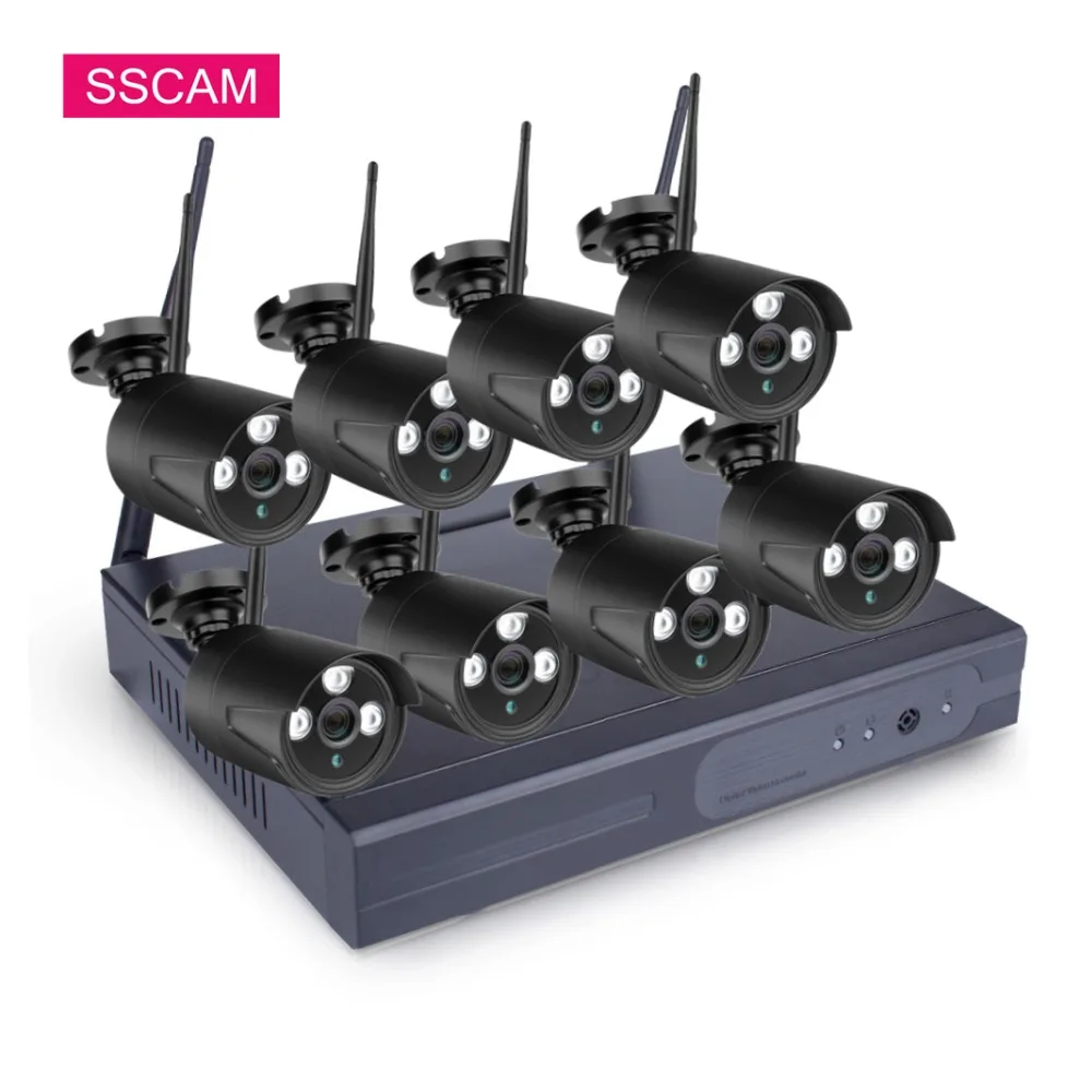 Waterproof 1080P 8CH Wireless CCTV Camera Sets 2MP NVR Kit Outdoor Waterproof IP Wifi Camera Home Security System Remote P2P
Waterproof 1080P 8CH Wireless CCTV Camera Sets 2MP NVR Kit Outdoor Waterproof IP Wifi Camera Home Security System Remote P2P