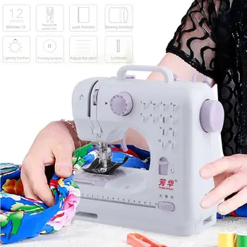 (From DE)Mini Household Electric Sewing Machine Presser Foot Desktop Portable Double Thread Double Speed 12 Pre-Set Stitches
(From DE)Mini Household Electric Sewing Machine Presser Foot Desktop Portable Double Thread Double Speed 12 Pre-Set Stitches