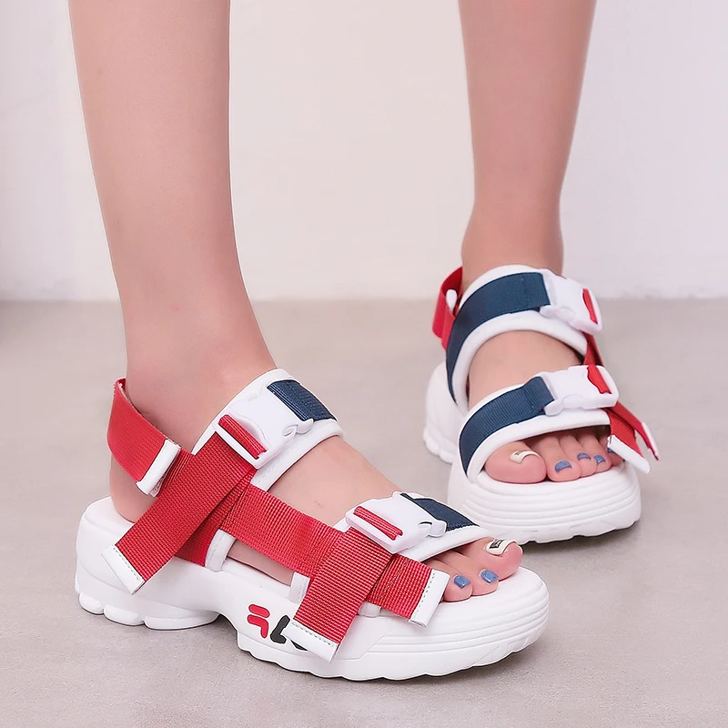 2019 Summer New Casual Sandals Women Shoes High Rise Buckle Flat Wild Breathable Wedges Platform Sandals Sandalias de mujer
2019 Summer New Casual Sandals Women Shoes High Rise Buckle Flat Wild Breathable Wedges Platform Sandals Sandalias de mujer