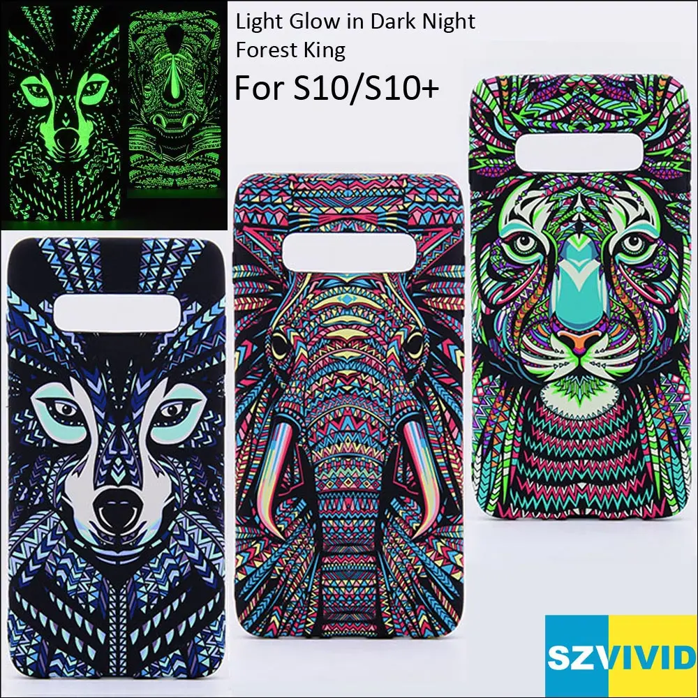 Light Glow in Dark Night Luminous Case For Samsung Galaxy S10 Plus Tiger Elephant Lion Wolf Protector Cover Shell
Light Glow in Dark Night Luminous Case For Samsung Galaxy S10 Plus Tiger Elephant Lion Wolf Protector Cover Shell