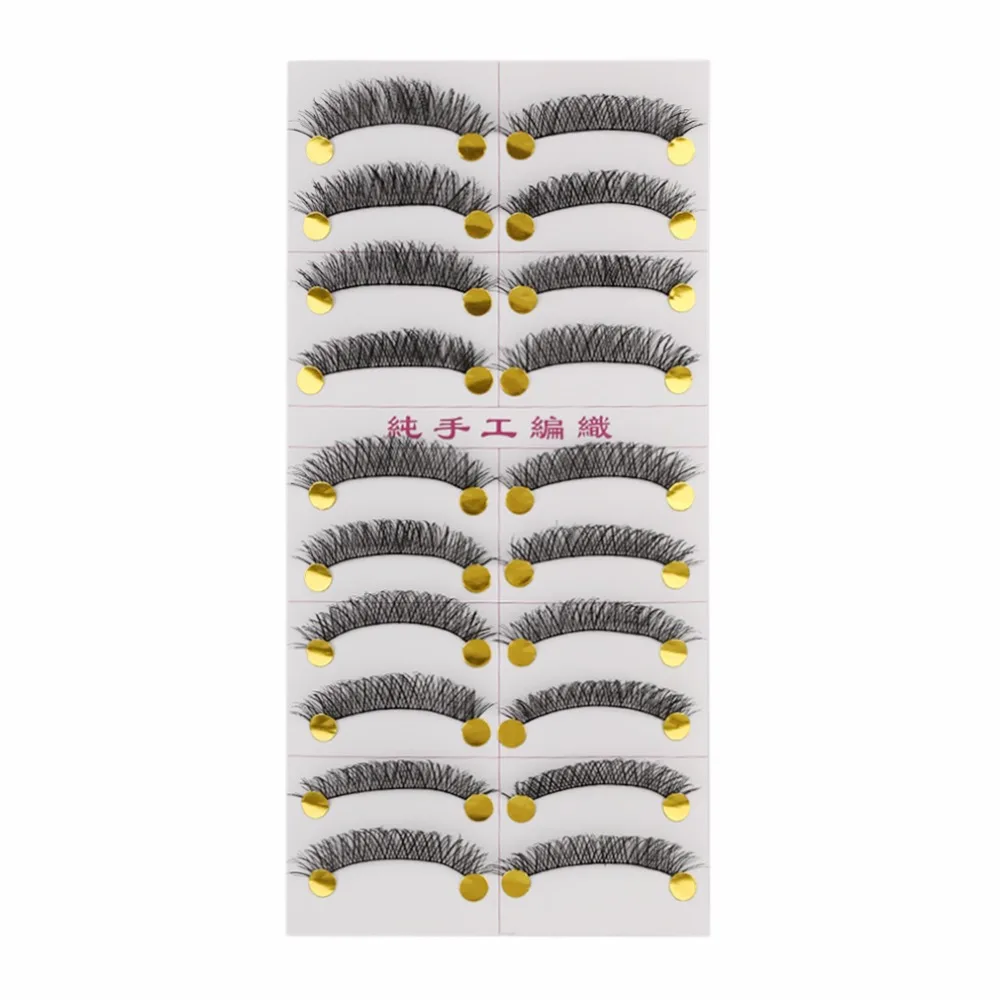 10 Pairs Handmade False Eyelash Janpanese Style Pure Manual Long Thick Messy Popular Beauty Tool
10 Pairs Handmade False Eyelash Janpanese Style Pure Manual Long Thick Messy Popular Beauty Tool