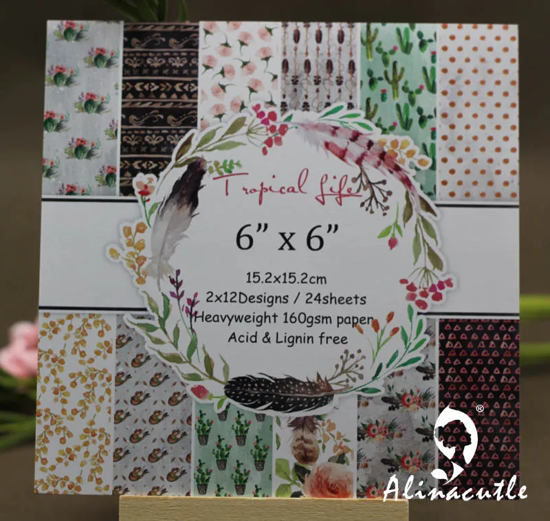 AlinaCraft 24 sheets 6"X6" pattern paper Scrapbooking paper pack handmade craft paper craft Background pad
AlinaCraft 24 sheets 6"X6" pattern paper Scrapbooking paper pack handmade craft paper craft Background pad