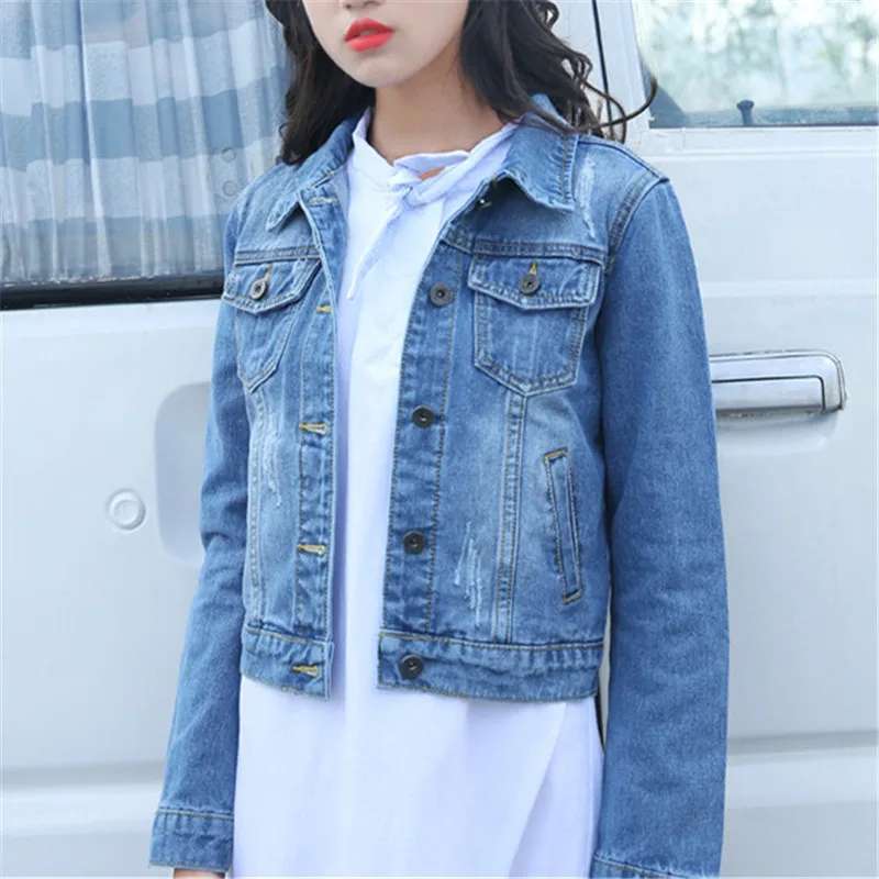 2018 Fashion Jeans Jacket Women Spring Autumn Long Sleeve Denim Jackets Female Casual Vintage Basic Coats Plus Size Outwear
2018 Fashion Jeans Jacket Women Spring Autumn Long Sleeve Denim Jackets Female Casual Vintage Basic Coats Plus Size Outwear