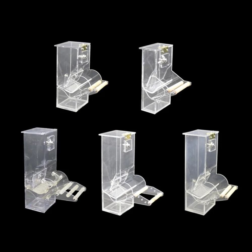Automatic bird feeder Transparent Parrot Canary Bird feeding box Pigeon supplies Bird cage accessories Feeding Devices 1 Pc
Automatic bird feeder Transparent Parrot Canary Bird feeding box Pigeon supplies Bird cage accessories Feeding Devices 1 Pc