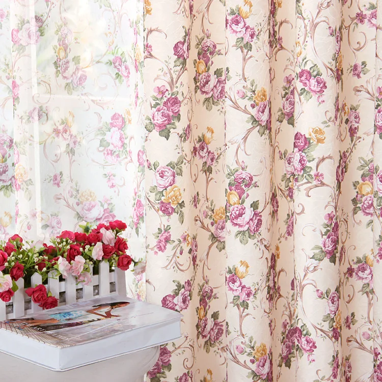 Cretonne Recommended Purple Flower Curtains for Living Bedroom Korean Garden Pastoral Marriage Room In Small Girl
Cretonne Recommended Purple Flower Curtains for Living Bedroom Korean Garden Pastoral Marriage Room In Small Girl