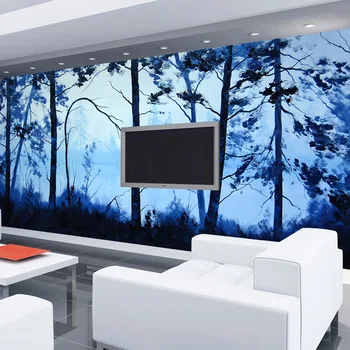 Wholesale Nature scenery tress blue 3d wall mural wallpaper for TV sofa background 3d photo mural Papel de parede home decor
Wholesale Nature scenery tress blue 3d wall mural wallpaper for TV sofa background 3d photo mural Papel de parede home decor