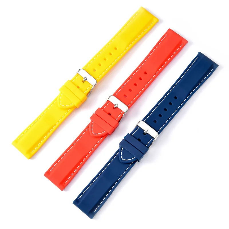Watchbands-18mm-20mm-22mm-24mm-9-colors-New-Silicone-Rubber-Watch-Strap-Band-Stainless-Steel-Buckle (2)