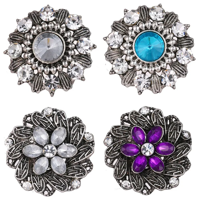 New Beauty Fashion Flowers rhinestone metal 18mm snap buttons fit 18mm snap jewelry wholesale Gift
New Beauty Fashion Flowers rhinestone metal 18mm snap buttons fit 18mm snap jewelry wholesale Gift