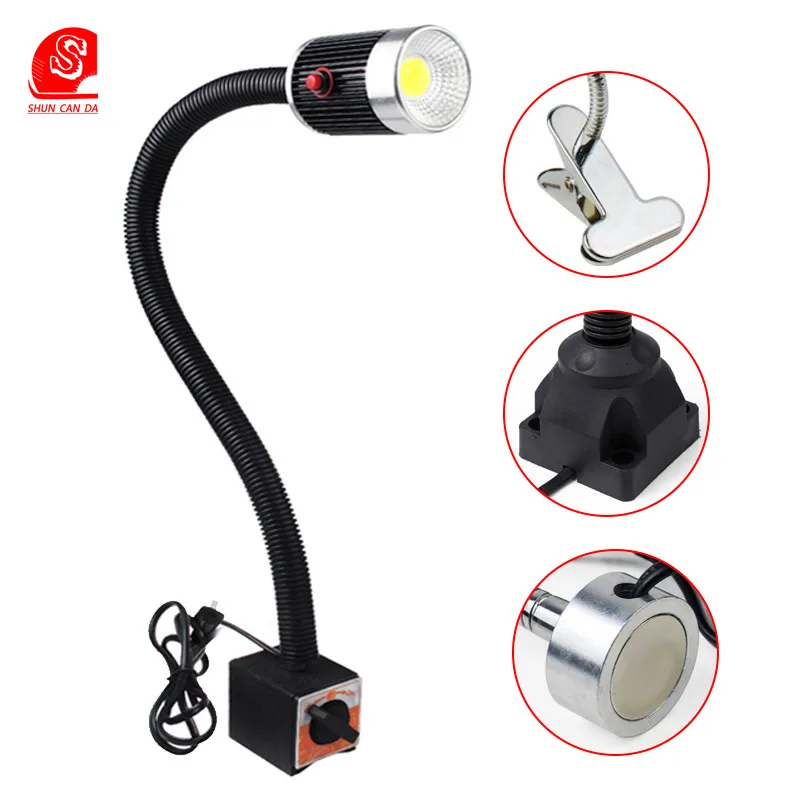 LED Gooseneck Machine Tool light Magnetic CNC Grinding Lathe lights 5w 24v 220v led Sewing machine garage led Lamp Ultra Bright
LED Gooseneck Machine Tool light Magnetic CNC Grinding Lathe lights 5w 24v 220v led Sewing machine garage led Lamp Ultra Bright