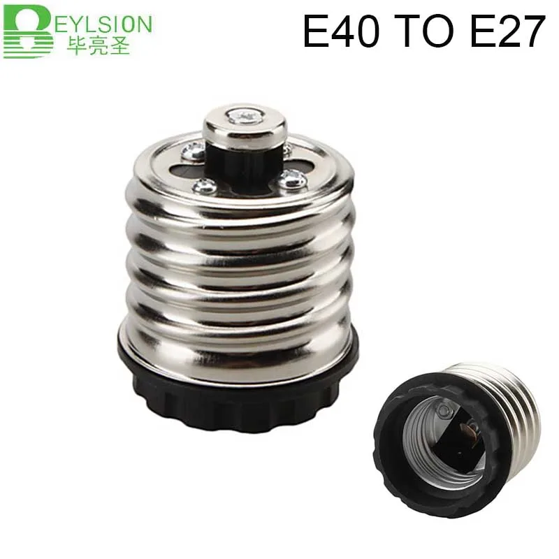 BEYLSION E40 to E27 LED Light Base Lamp Bulbs Adapter Socke Converter Base Holder E40 TO E27 lights lamp base
BEYLSION E40 to E27 LED Light Base Lamp Bulbs Adapter Socke Converter Base Holder E40 TO E27 lights lamp base