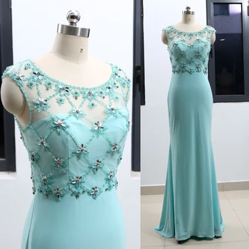 MACloth Turquoise Sheath Scoop Neck Floor-Length Long Crystal Wedding Bridesmaid Prom Party Evening Dress M 264570 Clearance
MACloth Turquoise Sheath Scoop Neck Floor-Length Long Crystal Wedding Bridesmaid Prom Party Evening Dress M 264570 Clearance