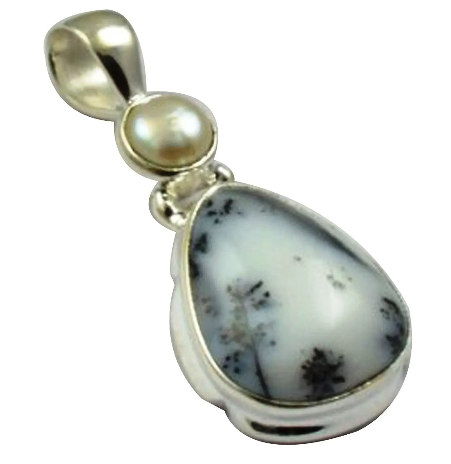 Lovegem Nature Dendrite Opal & Pearl Pendant 925 Sterling Silver , 36.4 mm, MHBAP4542
Lovegem Nature Dendrite Opal & Pearl Pendant 925 Sterling Silver , 36.4 mm, MHBAP4542