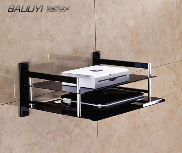 Double three-layer digital TV set-top box space aluminum router bracket bracket.
Double three-layer digital TV set-top box space aluminum router bracket bracket.