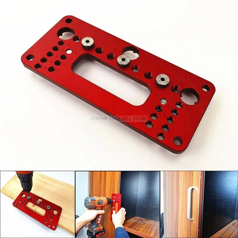 Handle door Handle Aluminum Installation Jig Locator Woodworking Hole opener Puncher Woodworking tool DIY
Handle door Handle Aluminum Installation Jig Locator Woodworking Hole opener Puncher Woodworking tool DIY