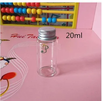 Hot Fashion 6pcs/lot 27*58mm Small Cute Mini Wishing bottle with Aluminum cover lid Glass Bottles Vials Jars Containers
Hot Fashion 6pcs/lot 27*58mm Small Cute Mini Wishing bottle with Aluminum cover lid Glass Bottles Vials Jars Containers