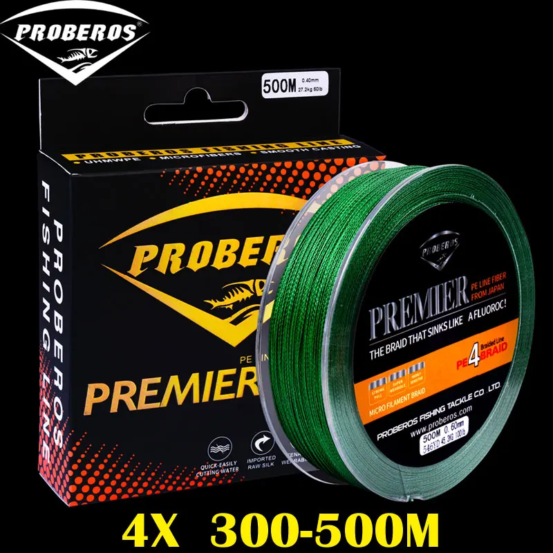 300M&500M PRO BEROS Fishing Line Red/Green/Grey/Yellow/Blue 4 Weaves Braided Fishing Line Available 6LB-100LB PE Line
300M&500M PRO BEROS Fishing Line Red/Green/Grey/Yellow/Blue 4 Weaves Braided Fishing Line Available 6LB-100LB PE Line