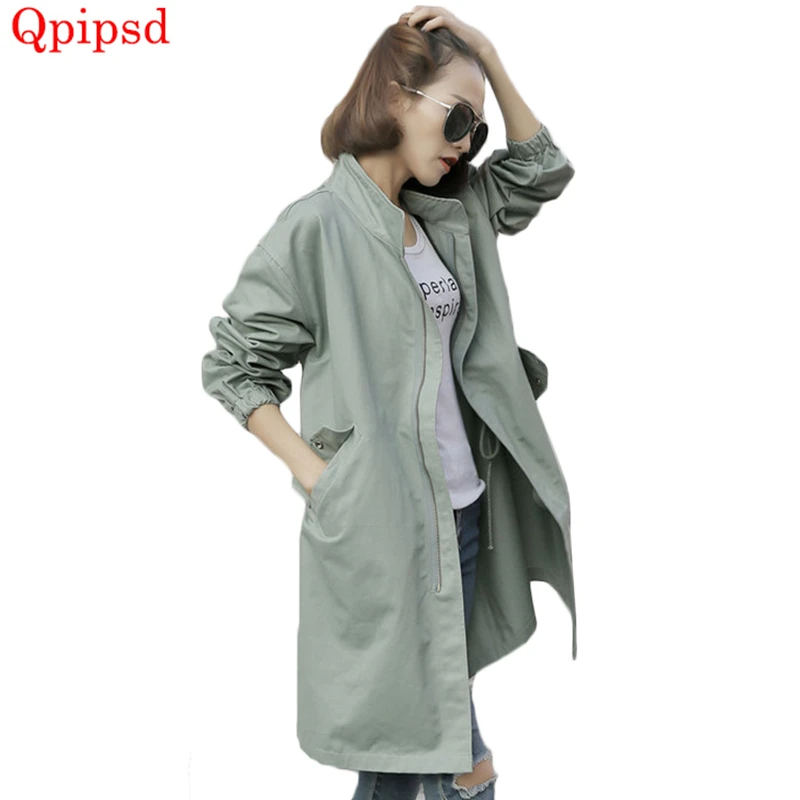 2018 New Spring Autumn Korean Long Overcoat Women's Trench Coat Women Casual Loose Windbreaker Female Coat Casaco Feminino Coats
2018 New Spring Autumn Korean Long Overcoat Women's Trench Coat Women Casual Loose Windbreaker Female Coat Casaco Feminino Coats