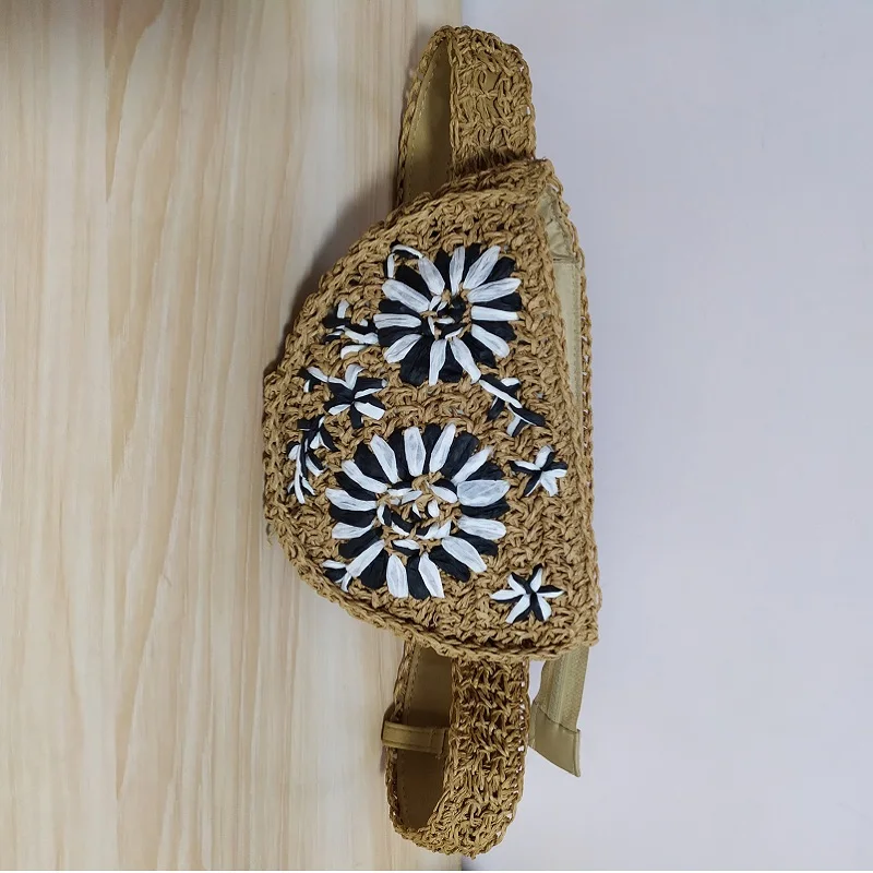 Caker Brand 2019 Women Half circle Straw Waist Bag Fashion Embroidery Flower Waist Pack Wholesale Drop Shipping
Caker Brand 2019 Women Half circle Straw Waist Bag Fashion Embroidery Flower Waist Pack Wholesale Drop Shipping