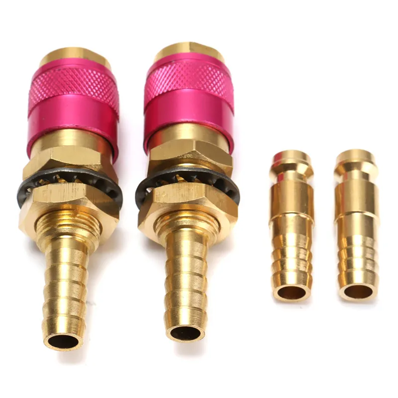 New Hot Sale 2 Sets Water Cooled & Gas Adapter Quick Connector Fitting For TIG Welding Torch M8 Red Best Price
New Hot Sale 2 Sets Water Cooled & Gas Adapter Quick Connector Fitting For TIG Welding Torch M8 Red Best Price