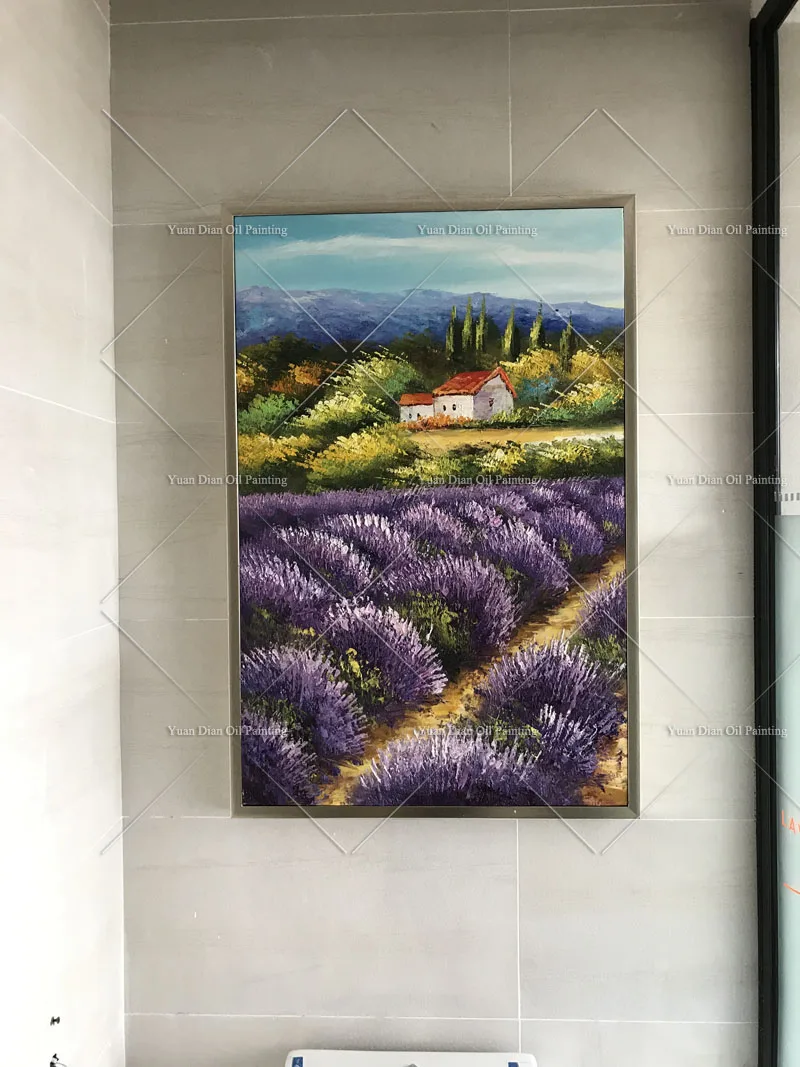 House Building Abstract Modern Wall Painting Lavender Field Road Palette Knife Oil Painting On Canvas Wall Decor Home Decoration 
House Building Abstract Modern Wall Painting Lavender Field Road Palette Knife Oil Painting On Canvas Wall Decor Home Decoration