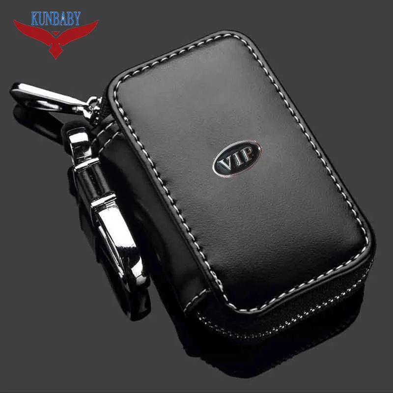KUNBABY Genuine Leather Car Brand Key Holder Cars Key Wallets Keychain Ring Case Bag Cover Silver VIP For BMW Benz Audi Toyota
KUNBABY Genuine Leather Car Brand Key Holder Cars Key Wallets Keychain Ring Case Bag Cover Silver VIP For BMW Benz Audi Toyota