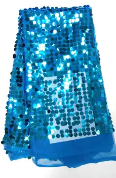 2020 Latest Teal French African sequins Lace Fabric High Quality African Embroidered Tulle Lace Fabric For Wedding M10192
2020 Latest Teal French African sequins Lace Fabric High Quality African Embroidered Tulle Lace Fabric For Wedding M10192