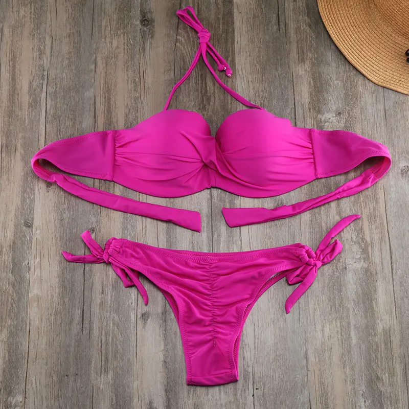 Women's Brazilian Push Up Bikini Set Wrinkled Swimsuit Biquini Beach Swimwear Bathing Suit Maillot De Bain bikini plus size xxl
Women's Brazilian Push Up Bikini Set Wrinkled Swimsuit Biquini Beach Swimwear Bathing Suit Maillot De Bain bikini plus size xxl