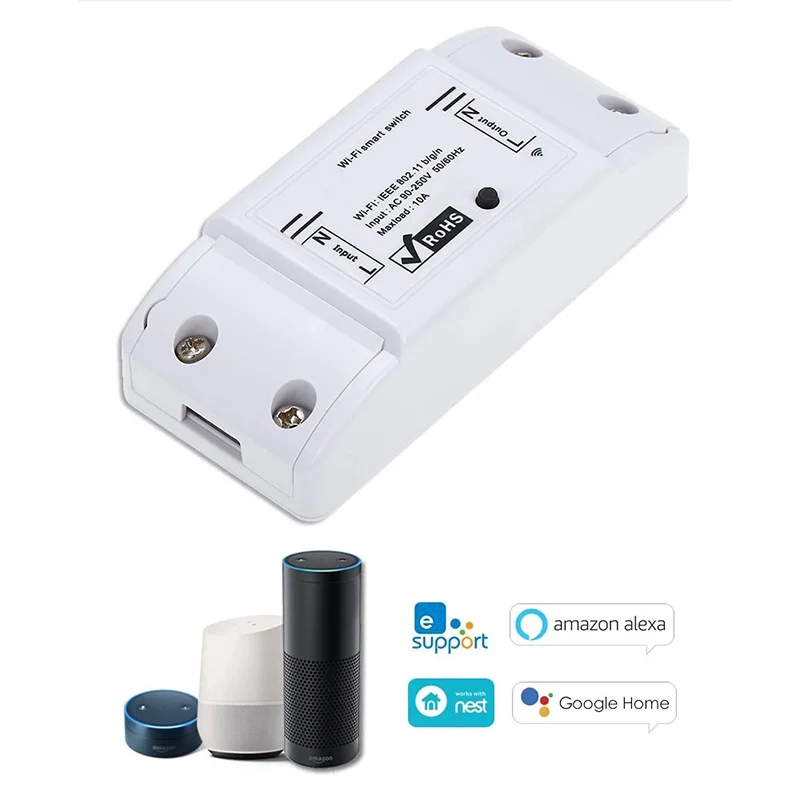 Hot Wifi Smart Switch Wireless Remote Switch Smart Automation Module for Alexa LFD
Hot Wifi Smart Switch Wireless Remote Switch Smart Automation Module for Alexa LFD
