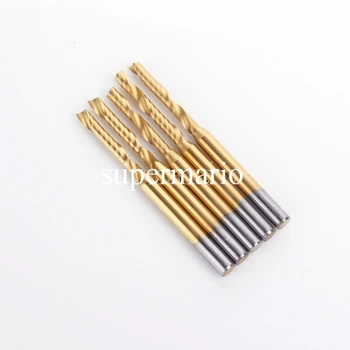 5pcs 1/8'' 3.175mm Titanium N2 Coated Carbide milling tools One Single Flute CNC Router Bit 2.5mm x15mm (1LX3.2.515-Tix5pc-US)
5pcs 1/8'' 3.175mm Titanium N2 Coated Carbide milling tools One Single Flute CNC Router Bit 2.5mm x15mm (1LX3.2.515-Tix5pc-US)