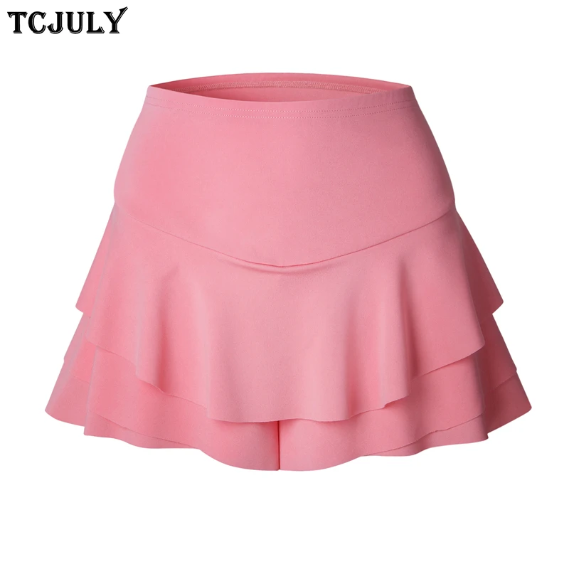 TCJULY 2018 Summer Fashion Ruffles Edge Skirt Shorts Solid Streetwear Knitted Shorts For Women Slim Black Pink Red Yellow Shorts
TCJULY 2018 Summer Fashion Ruffles Edge Skirt Shorts Solid Streetwear Knitted Shorts For Women Slim Black Pink Red Yellow Shorts