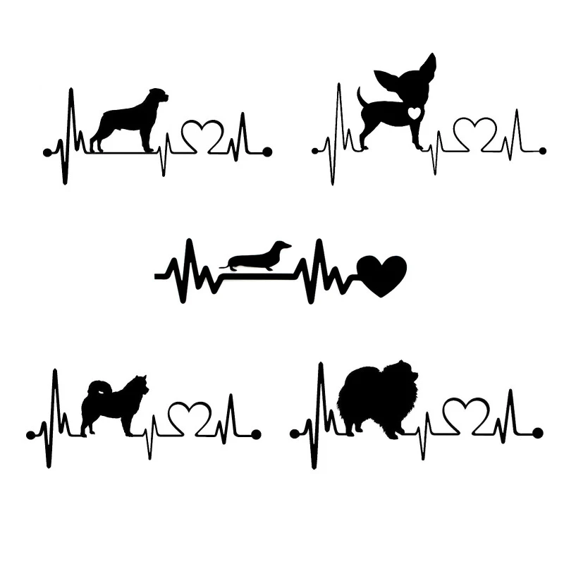 1x Car Sticker Samoyed Dog Heartbeat Chihuahua Dachshund Alaskan Rescue Lifeline Car Body Window Sticker Vinyl Decal Car-styling
1x Car Sticker Samoyed Dog Heartbeat Chihuahua Dachshund Alaskan Rescue Lifeline Car Body Window Sticker Vinyl Decal Car-styling