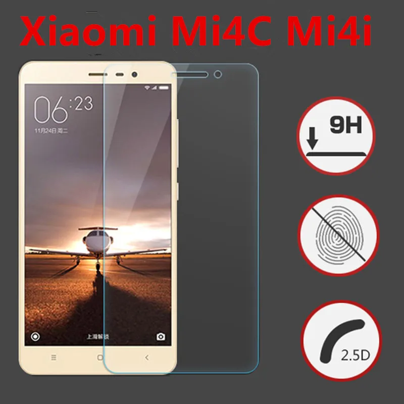 Новейшая Xiaomi mi 4C 4i пленка из закаленного стекла 9 H ультратонкая настоящая
