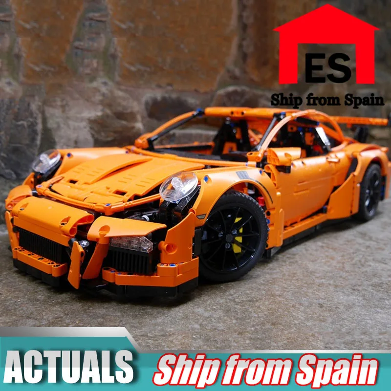 DHL Technic Series Orange /White Super Race Car Model Set legoingly 42056 Technic Building Blocks Bricks Children Toys
DHL Technic Series Orange /White Super Race Car Model Set legoingly 42056 Technic Building Blocks Bricks Children Toys