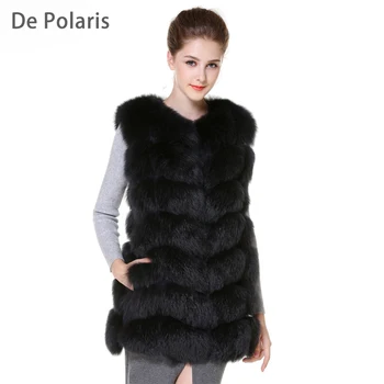 Real Fur Vest Dark Gray Fur Vest Women Winter Vest Waistcoat Real Fox Fur Gilet 70CM Female Real Fur Vest ShortWaistcoat
Real Fur Vest Dark Gray Fur Vest Women Winter Vest Waistcoat Real Fox Fur Gilet 70CM Female Real Fur Vest ShortWaistcoat