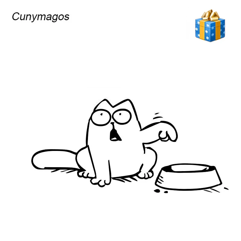 I'M Hungry Simon Cat Funny Car Stickers Stylish Car Styling Cover Scratches Decoration Accessories Car Body Sticker 18.3*8.8CM
I'M Hungry Simon Cat Funny Car Stickers Stylish Car Styling Cover Scratches Decoration Accessories Car Body Sticker 18.3*8.8CM