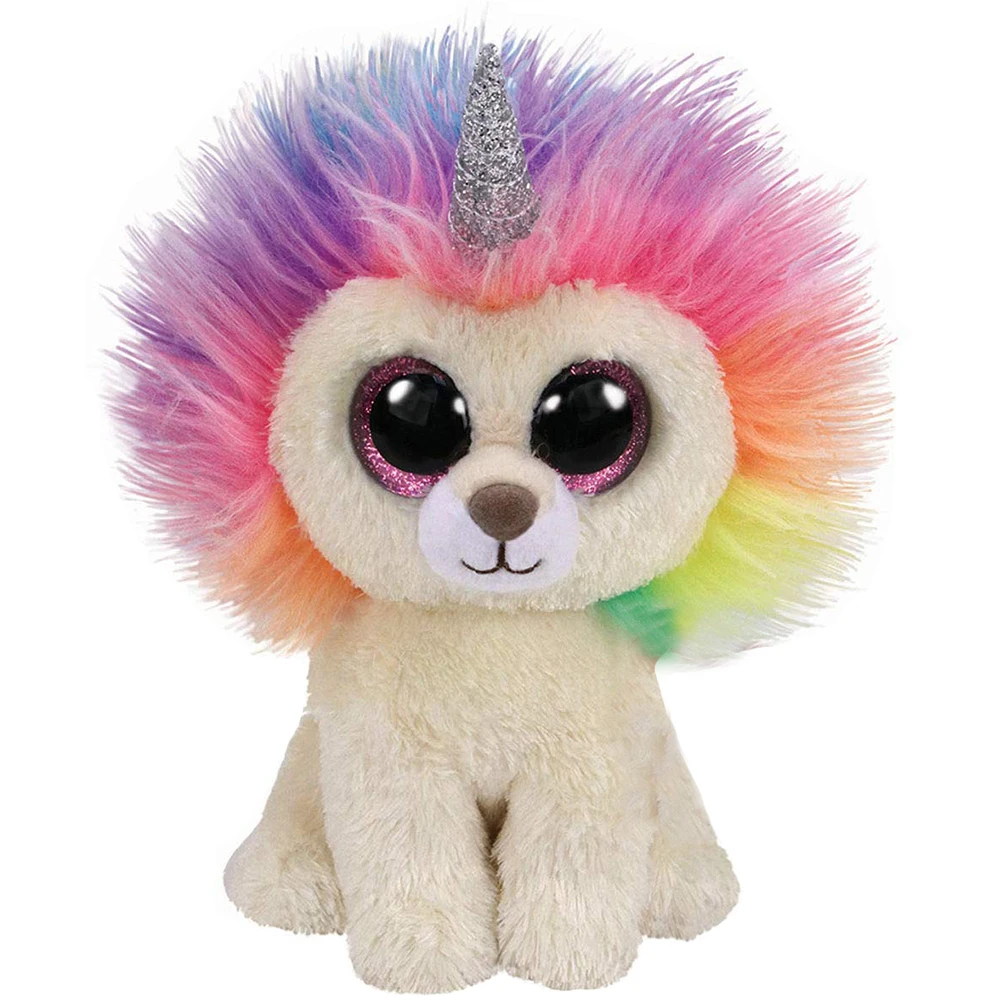 Pyoopeo Original Ty Boos 6" 15cm Layla the Rainbow Lion Unicorn Plush Regular Stuffed Animal Collection Doll Toy with Heart Tag
Pyoopeo Original Ty Boos 6" 15cm Layla the Rainbow Lion Unicorn Plush Regular Stuffed Animal Collection Doll Toy with Heart Tag