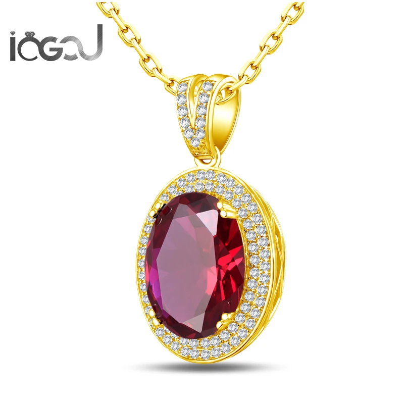 IOGOU 925 Sterling Silver Yellow Gold Color Oval Cut Red Sona Pendants Classic Male Anniversary Party Hip Hop Pendants Jewelry
IOGOU 925 Sterling Silver Yellow Gold Color Oval Cut Red Sona Pendants Classic Male Anniversary Party Hip Hop Pendants Jewelry