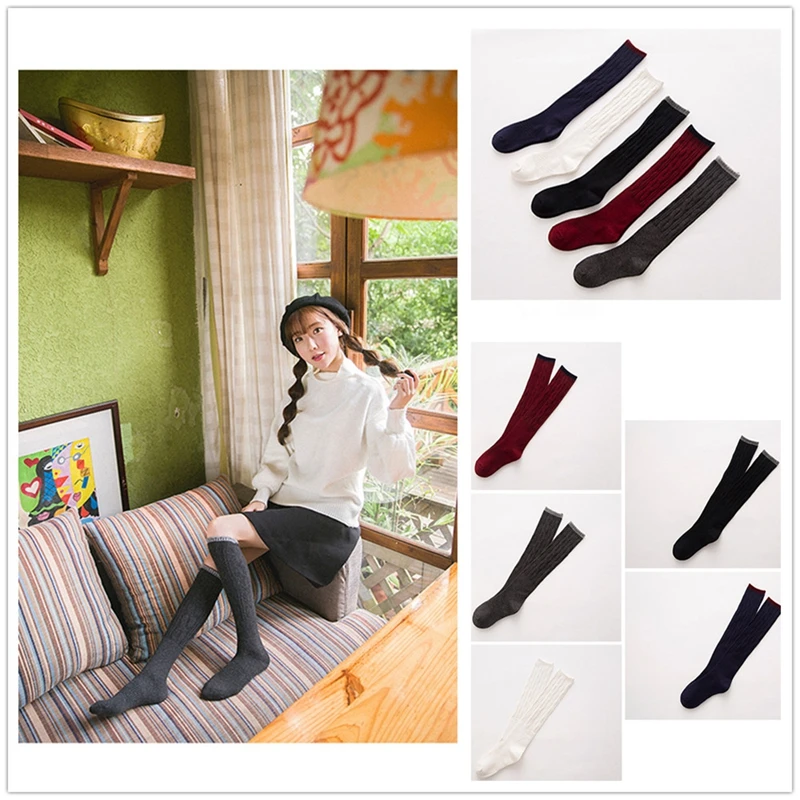 1 Pair Womens Cashmere Wool Knee-High Socks Ladies Autumn Winter Solid Color Warmer Thicked Soft Comfortable Boot Sock QLY9469
1 Pair Womens Cashmere Wool Knee-High Socks Ladies Autumn Winter Solid Color Warmer Thicked Soft Comfortable Boot Sock QLY9469