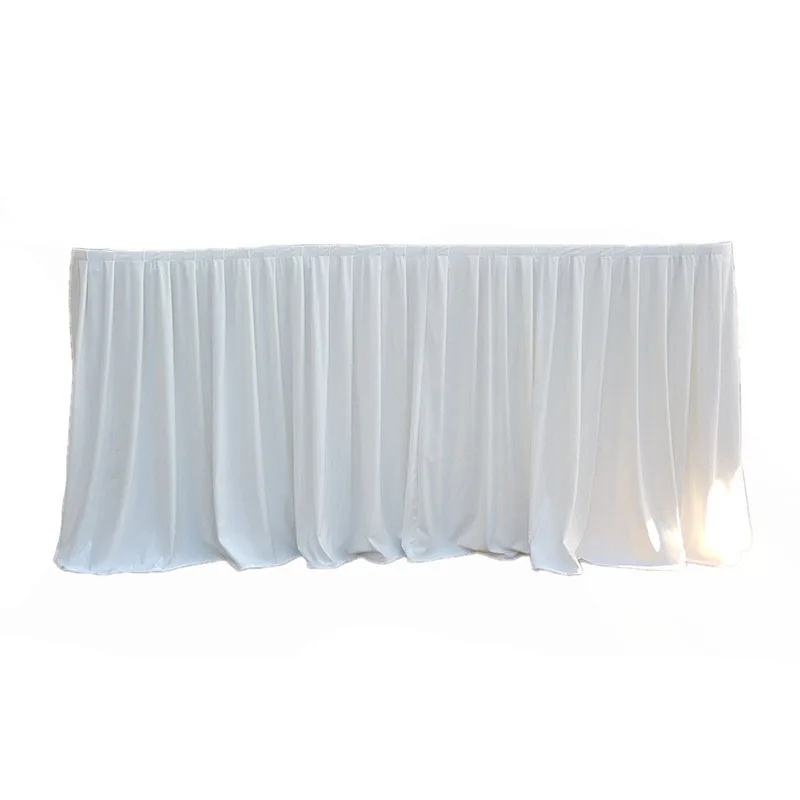 2pcs Thicker #8 White 8ft Length x 75cm Height Organ Wrinkled Bridal Table Skirting with Clips ,75cmx244cm Table Skirting
2pcs Thicker #8 White 8ft Length x 75cm Height Organ Wrinkled Bridal Table Skirting with Clips ,75cmx244cm Table Skirting