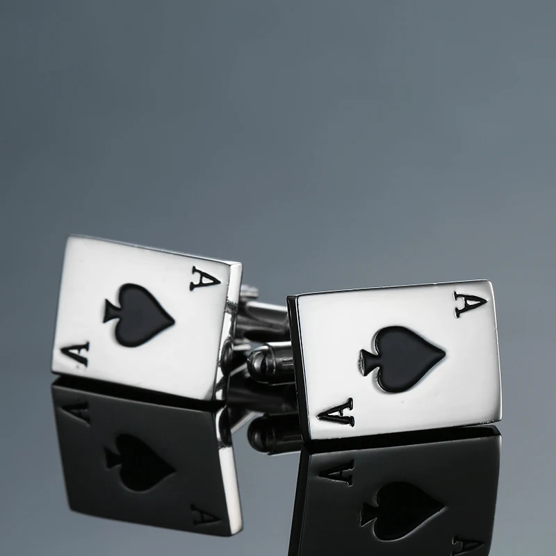 C-MAN Classic poker Cufflinks spades A French Wedding Shirt Cufflinks other clothing accessories
C-MAN Classic poker Cufflinks spades A French Wedding Shirt Cufflinks other clothing accessories
