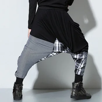 9801 # Men's large size harem pants men's casual pants tide male hip-hop stitching collapse pants
9801 # Men's large size harem pants men's casual pants tide male hip-hop stitching collapse pants