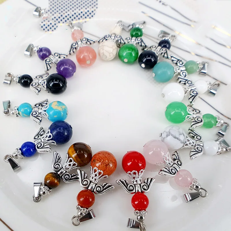Fashion Natural Stone Necklace Opal Moonstone Pendant Angel Jewelry Pearl Necklaces Pendants Men Accessories bijoux femme
Fashion Natural Stone Necklace Opal Moonstone Pendant Angel Jewelry Pearl Necklaces Pendants Men Accessories bijoux femme