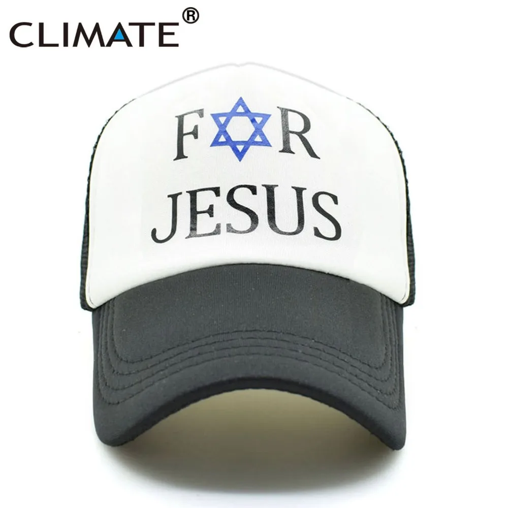 CLIMATE For Jesus Trucker Caps Cap Men Women Summer Mesh Israel Cap Bible Church Hexagram Star of David Caps Hat for Christian
CLIMATE For Jesus Trucker Caps Cap Men Women Summer Mesh Israel Cap Bible Church Hexagram Star of David Caps Hat for Christian