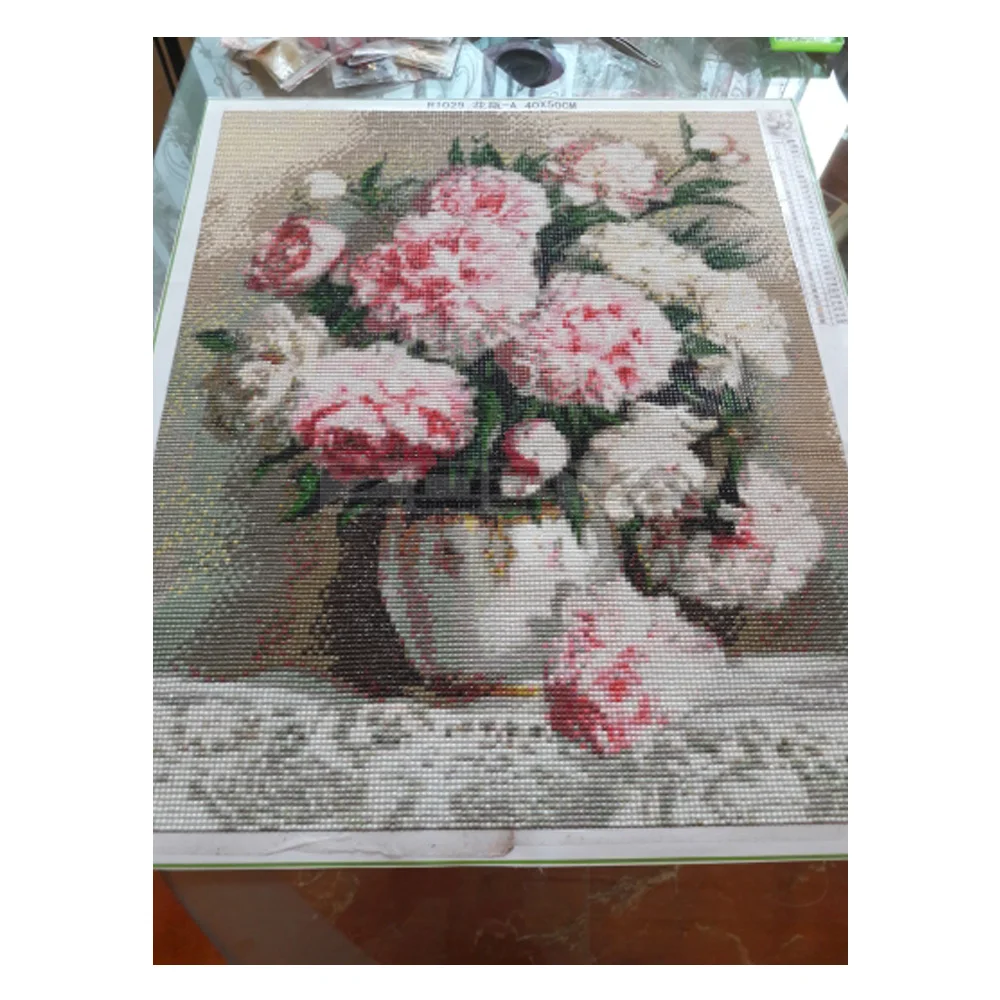 5D Round Drill Peony Modern Home Decoration Diy Diamond Painting Peony Floral Needlework Full Diamond Embroidery Painting CJ37
5D Round Drill Peony Modern Home Decoration Diy Diamond Painting Peony Floral Needlework Full Diamond Embroidery Painting CJ37