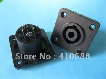 100 Pcs Black Color Square SPEAKON 4 Pole Female Jack Compatible Audio Cable Connector 5290
100 Pcs Black Color Square SPEAKON 4 Pole Female Jack Compatible Audio Cable Connector 5290